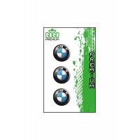 BMW UYUMLU (2.4X2.4 cm) ÜÇLÜ DAMLA ETİKET