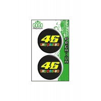 46 1 (5X5 cm) İKİLİ DAMLA ETİKET