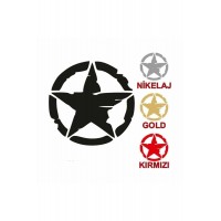 75 X 75 mm STİCKER 10'LU