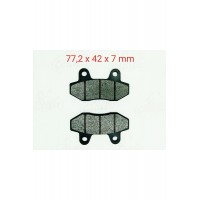 151RS ARKA FREN DİSK BALATASI 7 mm