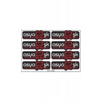 A5 STİCKER 044 TEK PAKET ÇOKLU STİCKER