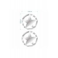 ARMY YILDIZ 13 X 13 cm NİKELAJ STİCKER 2 Lİ